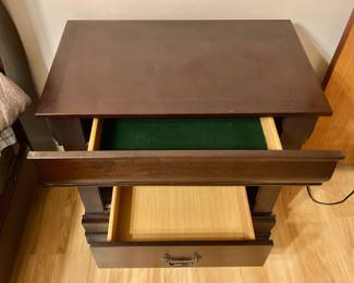 End table and drawers