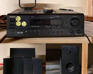 Onkyo Stereo Receiver w/ 6 Speakers