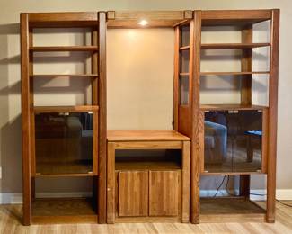Oak Bookshelves, hardwood furniture