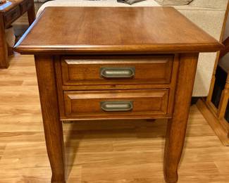 End table, hardwood