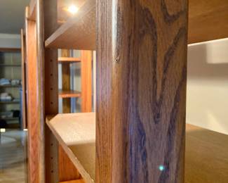 Solid oak furniture detail