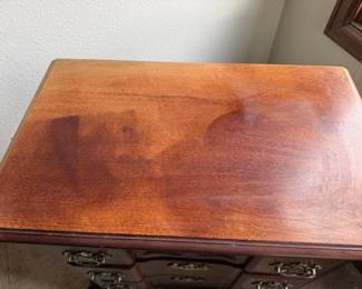 Queen Anne bedroom set; two nightstands