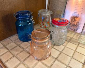 Antique mason jars