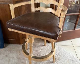 Two identical bar stools