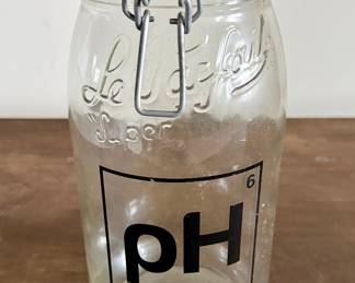 Large Glass Storage Jar