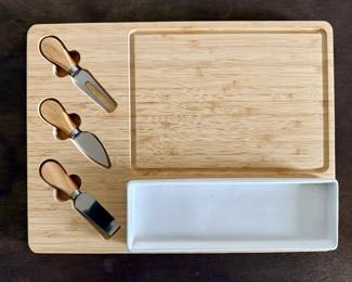 Bamboo Cheese and Charcuterie Board Knife Set