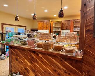 Pretty pink dishes vintage 