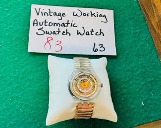 Vintage Working Automatic Swatch