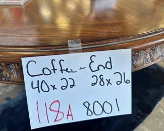 Coffee Table and End Table
