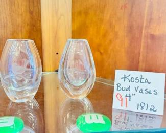Kosta Bud Vases