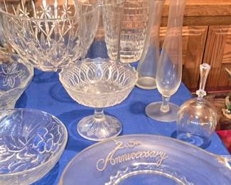 Crystal Serving Pieces 