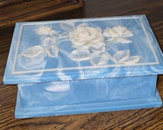 Jewelry Box made of Alabaster