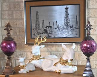 Christmas Decor  -Oil Rig Sketch