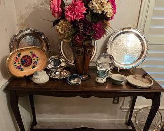 Sofa Table  - Silver Trays  - Pottey Collection 