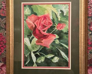 Red Rose Painting