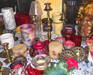 Candles and Candleholders - Vases