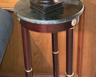 Marble Top Pedestal  - Flower Arrangement 