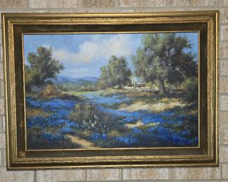 Bluebonnet Painting 