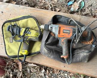 RYOBI AND RIDGID POWER TOOLS