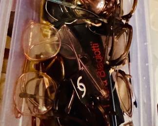Box of sunglasses