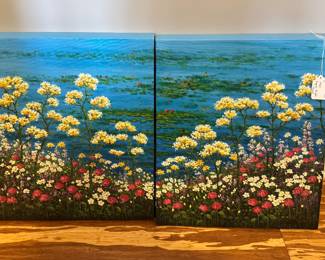 2 Piece Original Painting by Mario Yung