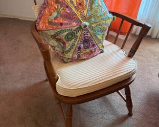 Solid wood vintage chair