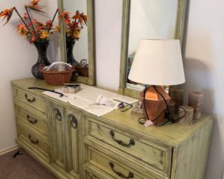  Vintage painted dresser