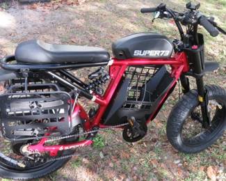 Red Super73 RX Electric Motorbike (needs battery)