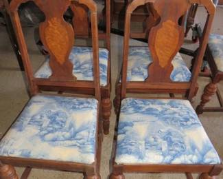 Antique Walnut Dining Chairs