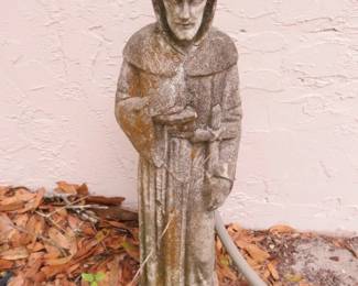 St. Francis Concrete Garden Statue