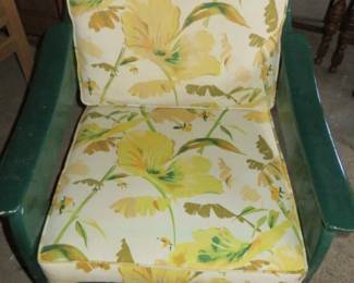 Mid Century Heavy Solid Wood, Low Profile Patio Chair