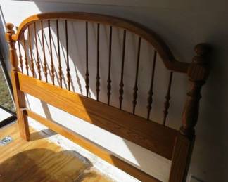 Queen Size Oak Headboard