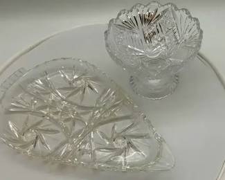Vintage Platter And Small Bowl