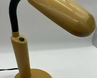 Vintage 1970s Yamada Shomei Manon adjustable desk lamp with a flexible black gooseneck i