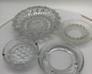 Vintage Glass Ashtrays
