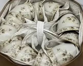 set of Royal Doulton Mandalay Pattern Fine China cups