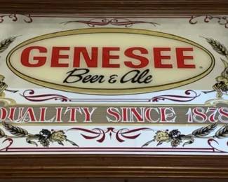 Genesee Vintage Mirror Sign