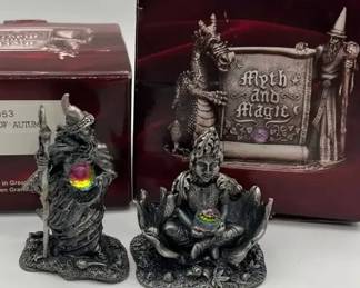 The Tudor Mint Myth And Magic Collectibles Pewter Figurines Great Britian