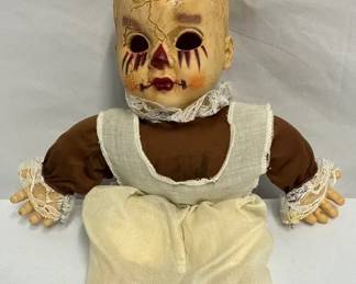 Creepy Animated Doll Decoration