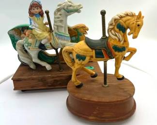 Hand Painted Porcelain Music Boxes