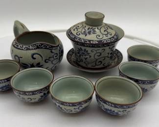 Hand Painted Ceramic Minature Teapot Set