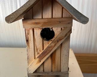 Hand made bird house