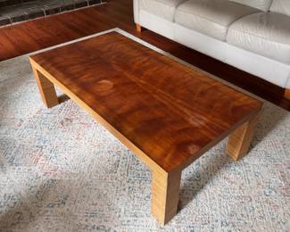 Wooden coffee table