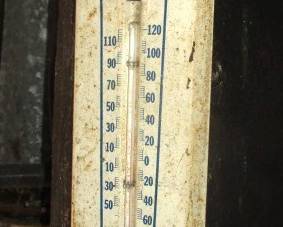 Vintage Standard Oil Wall Thermometer 