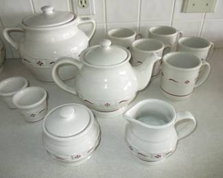 Longaberger Woven Tea Set