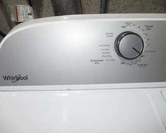 Whirlpool Dryer "Electric" 