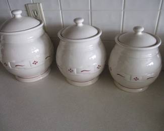 Longaberger Woven Canaster Set