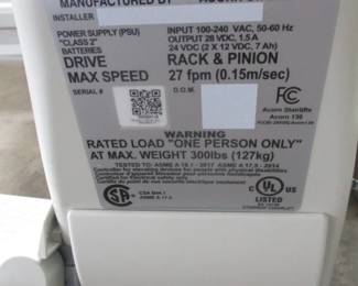 (3) Acorn Chair Lifts "Like NEW Condition"