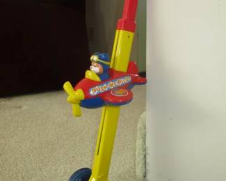 1996 Push Me Pilot Childs Toy