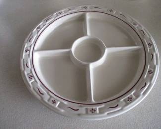 Longaberger Woven 5 section Relish Tray